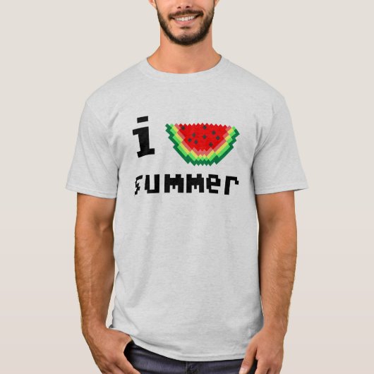 ik hou van de zomer t-shirt (Voorkant)