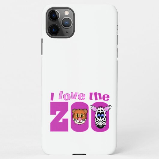 Ik hou van de Zoo iPhone Case iPhone Hoesje (Achterkant)