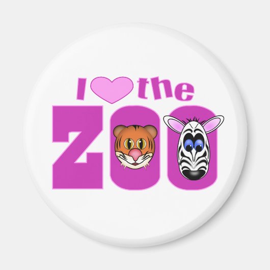 Ik hou van de Zoo Magneet (Voorkant)