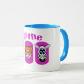 Ik hou van de Zoo Mok (Voorkant rechts)