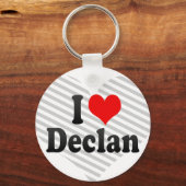 Ik hou van Declan Sleutelhanger (Voorkant)