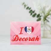 Ik hou van Decorah, Iowa Briefkaart (Staand voorkant)
