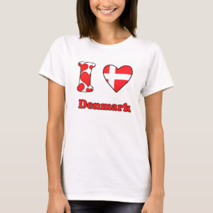 Ik hou van Denemarken T-shirt