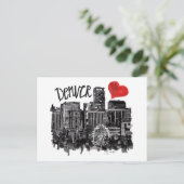Ik hou van Denver Briefkaart (Staand voorkant)
