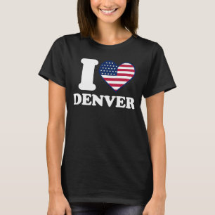 Ik hou van Denver I hart Denver T-shirt