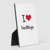 Ik hou van Desktops Fotoplaat (Zijkant)