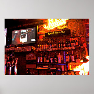 Ik hou van deze Bar Poster groot