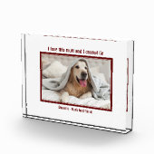 Ik hou van deze MUTT | Personeel Hondenliefhebber Fotoblokken (Rechts)