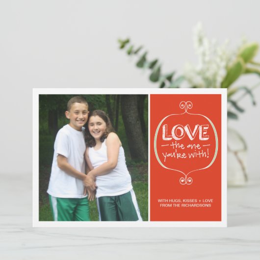 Ik hou van die met wie je bent! (Staand voorkant)