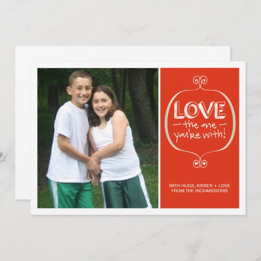 Ik hou van die met wie je bent! (Voorkant / Achterkant)