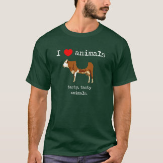 Ik hou van dieren t-shirt