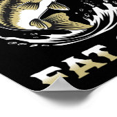 Ik hou van dikke meisjes Funny Byb Gevist Poster (Hoek)