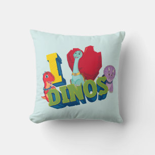 Ik hou van dino's Dino Ranch Kussen