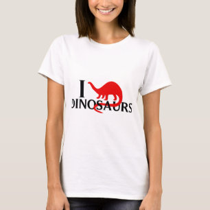 Ik hou van dinosauriërs t-shirt