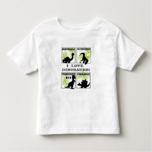 IK HOU VAN DINOSAURS! KINDER SHIRTS