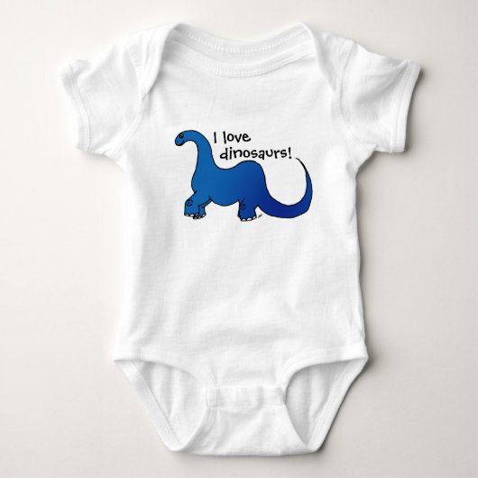 Ik hou van dinosaurussen! romper (Voorkant)