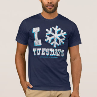 Ik hou van dinsdagen () t-shirt