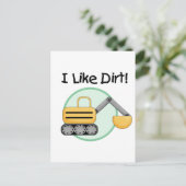 Ik hou van Dirt Tshirts en Gifts Briefkaart (Staand voorkant)