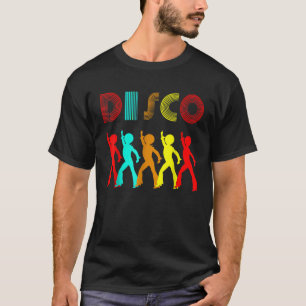 Ik hou van Disco Retro  Dancing Party 70s 80s D T-shirt