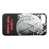 Ik hou van dit spel Basketbal iPhone 7 Hoesje (Achterkant (Horizontaal))