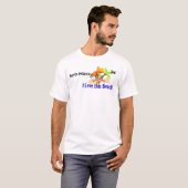 Ik hou van dit strand - Mannen T-Shirt (Voorkant volledig)
