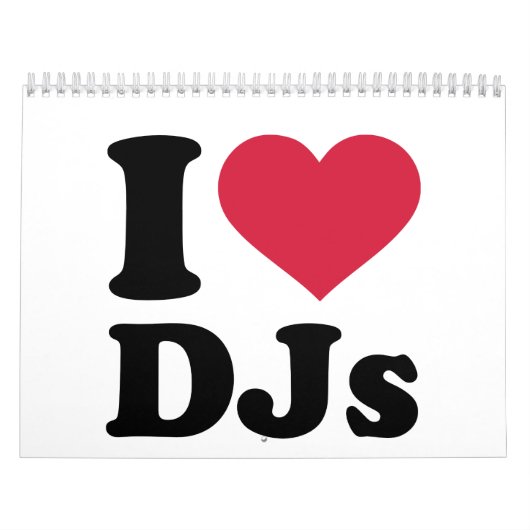 Ik hou van DJ's Kalender (Hoes)
