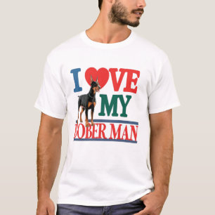 Ik hou van Doberman Dog T-shirt