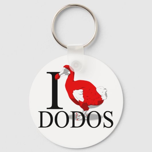 Ik hou van Dodos Sleutelhangers (Voorkant)