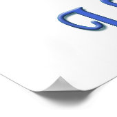 Ik hou van Dolphins Poster (Hoek)