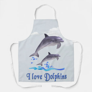 Ik hou van Dolphins Schort