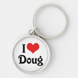 Ik hou van Doug Sleutelhanger
