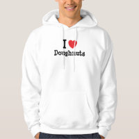 Ik hou van Doughnuts hart T-Shirt
