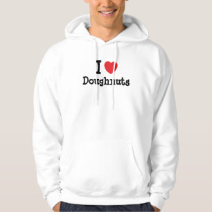 Ik hou van Doughnuts hart T-Shirt