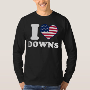 Ik hou van Downs I hart Downs T-shirt