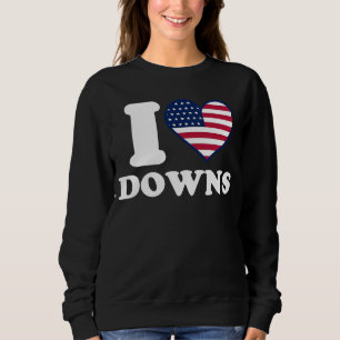 Ik hou van Downs I hart Downs Trui