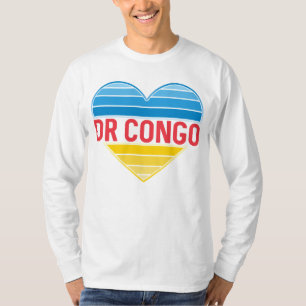 Ik hou van DR Congo, Congo-Kinshasa hart T-shirt