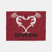 Ik hou van Dragon Kings deken (Voorkant (Horizontaal))
