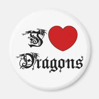 Ik hou van Dragons Magneet