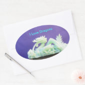Ik hou van Dragons Sticker (Envelop)