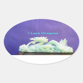 Ik hou van Dragons Sticker