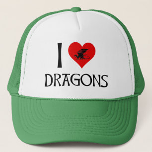 Ik hou van Dragons Trucker Pet