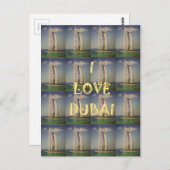 Ik hou van Dubai Briefkaart (Voorkant / Achterkant)