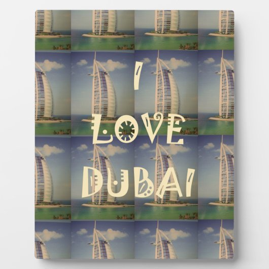 Ik hou van Dubai Fotoplaat (Voorkant)