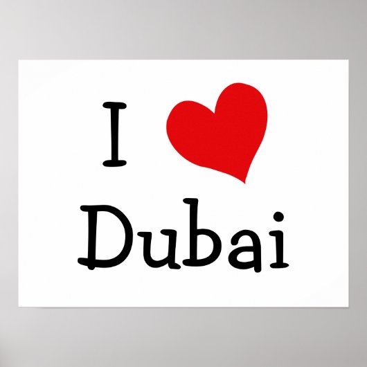 Ik hou van Dubai Poster (Voorkant)
