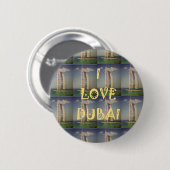 Ik hou van Dubai Ronde Button 5,7 Cm (Voorkant /achterkant)