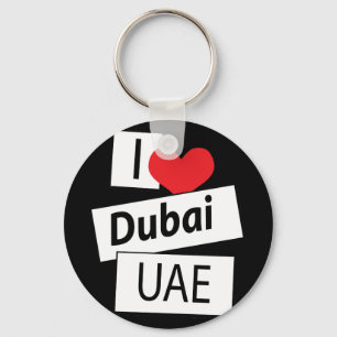 Ik hou van Dubai UAE Sleutelhanger
