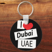 Ik hou van Dubai UAE Sleutelhanger (Voorkant)