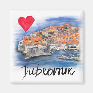 Ik hou van Dubrovnik Magneet