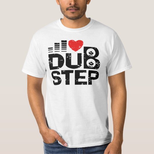 Ik hou van Dubstep T-shirt (Voorkant)