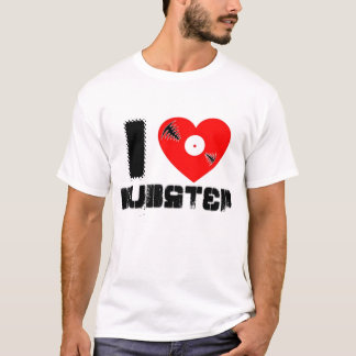 ik hou van dubstep vinyl t-shirt